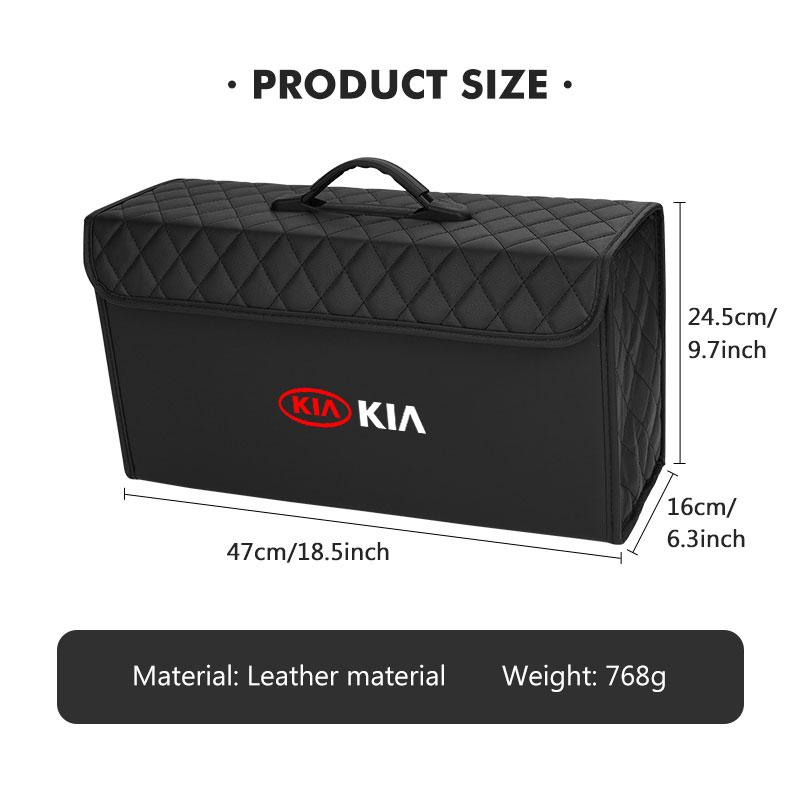 For KIA Car Trunk Storage Box Organizer Foldable Container Bag Storage Accessories Sorento Stinger Soul Spectra Niro Cadenza