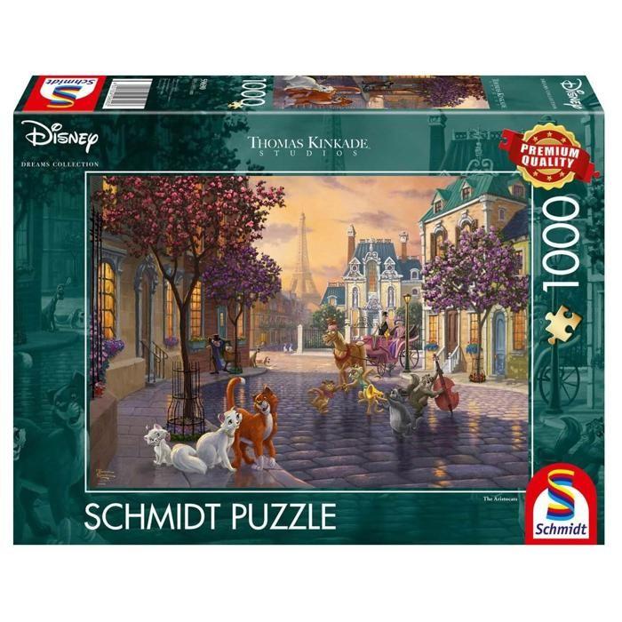 Puzzle 1000 pieces disney : les aristochats