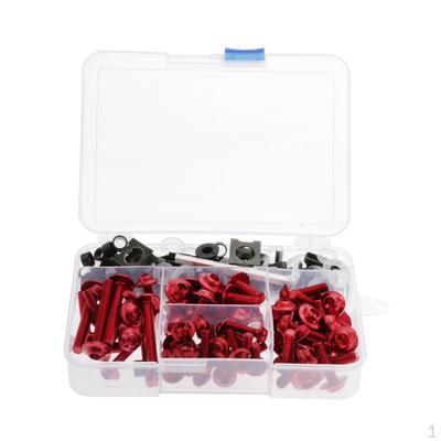 1 Set Aluminum Motorcycle Fairing Body Kit Nut For Fixing Nuts