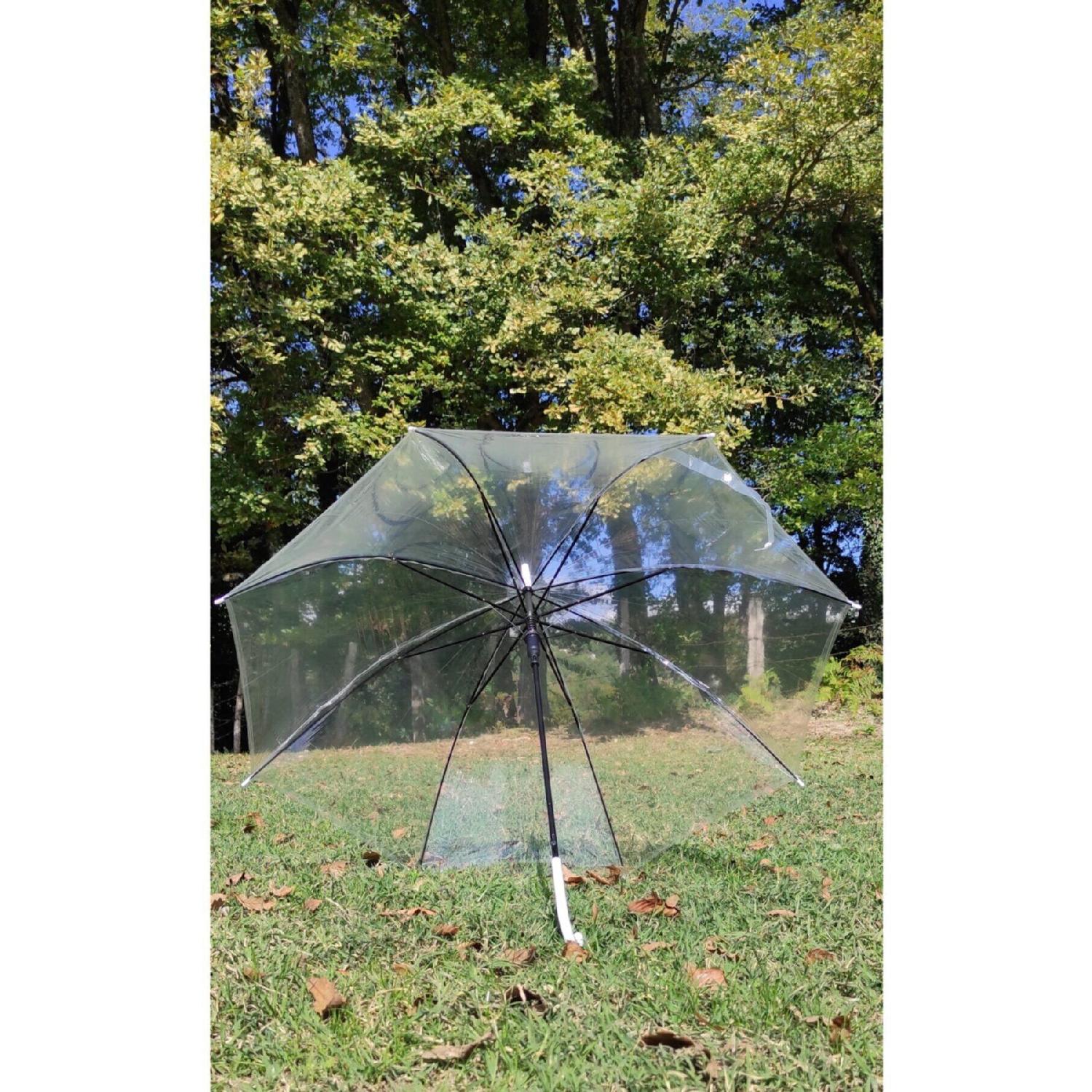 

Прозрачный зонтик-трость