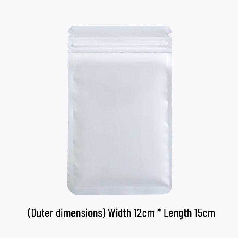 Double-Sided Frosted Aluminum Foil Self-Sealing Opaque Packaging Bag for Colored Ornaments