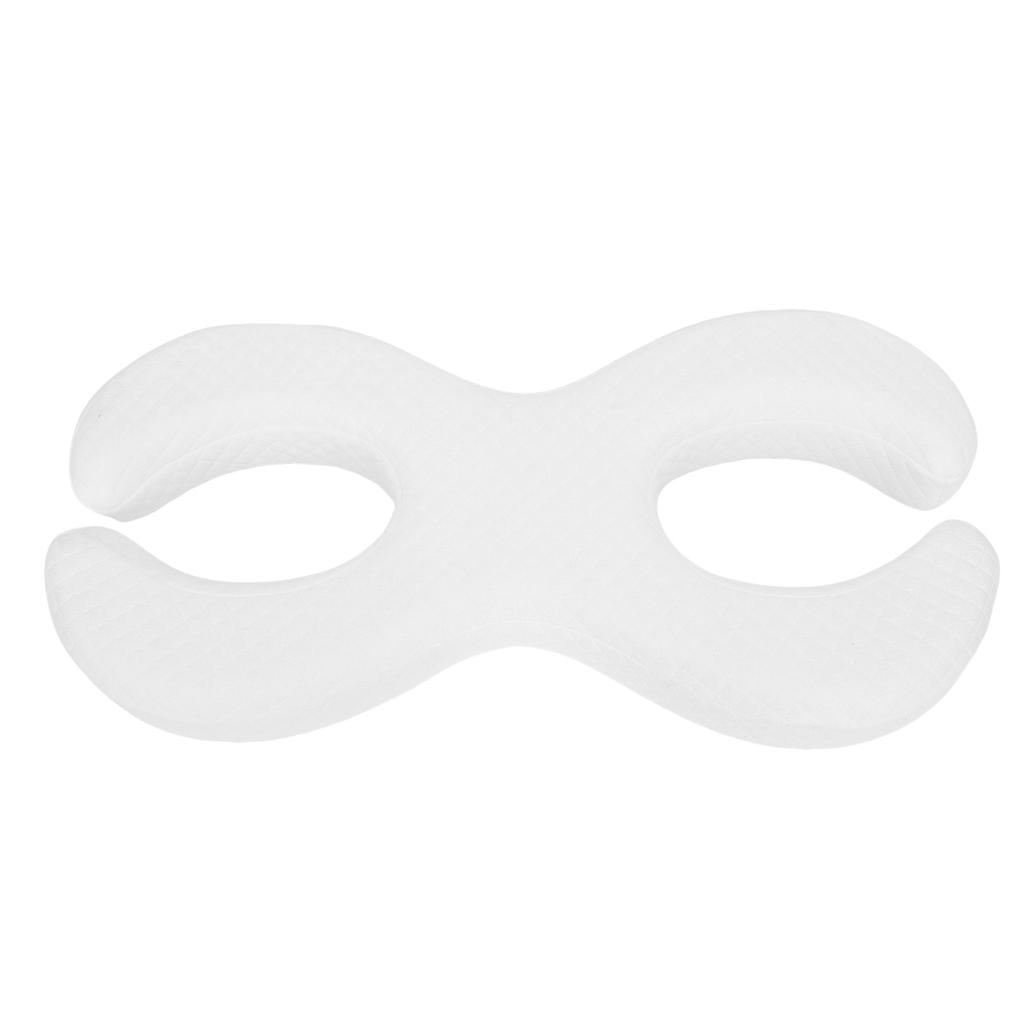 Face Pillow for Side Sleepers Memory Foam 2 Holes Soft Washable Ear Piercing Pillow for Deep Sleepin