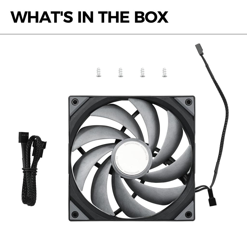 TRYX ROTA PRO PC Case Fan 140mm White F-R140P-NN1M-G0W