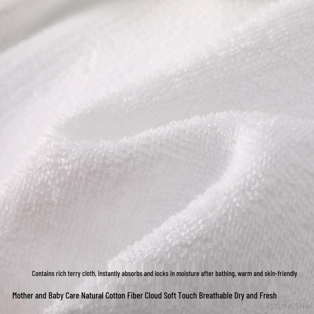 Luxury 5-Star Pure Cotton Bathrobe: Absorbent, Quick-Dry, Long Style for Men, Women, Couples, Suitable for All Seasons.