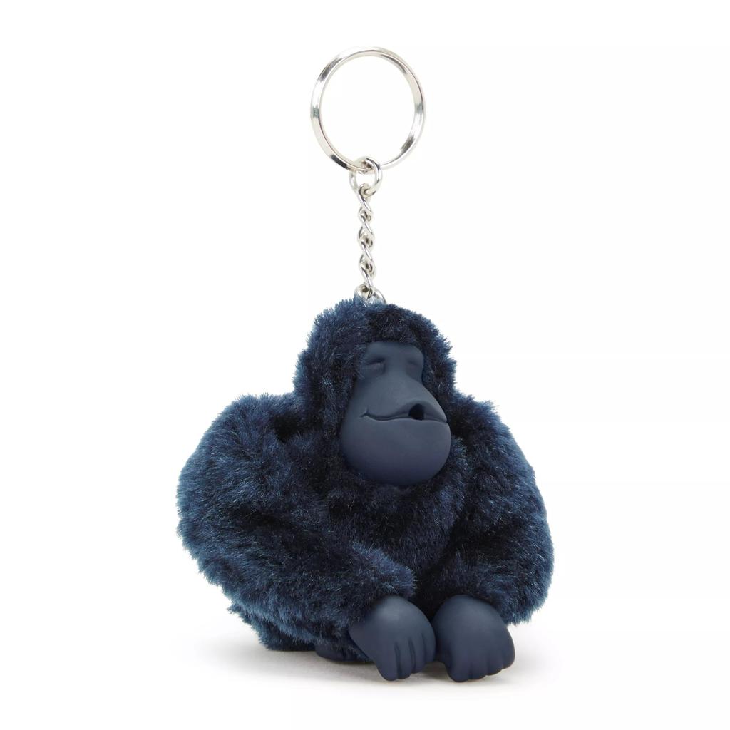 Kipling Sven Monkey Blue Blue Kipling Monkey Clip Medium Hanger Keychain, 2, Medium, Women's Monkey/Key