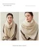 Women's 100% Pure Cashmere Hollow Knitted Scarf - Warm & Fashionable for Autumn/Winter