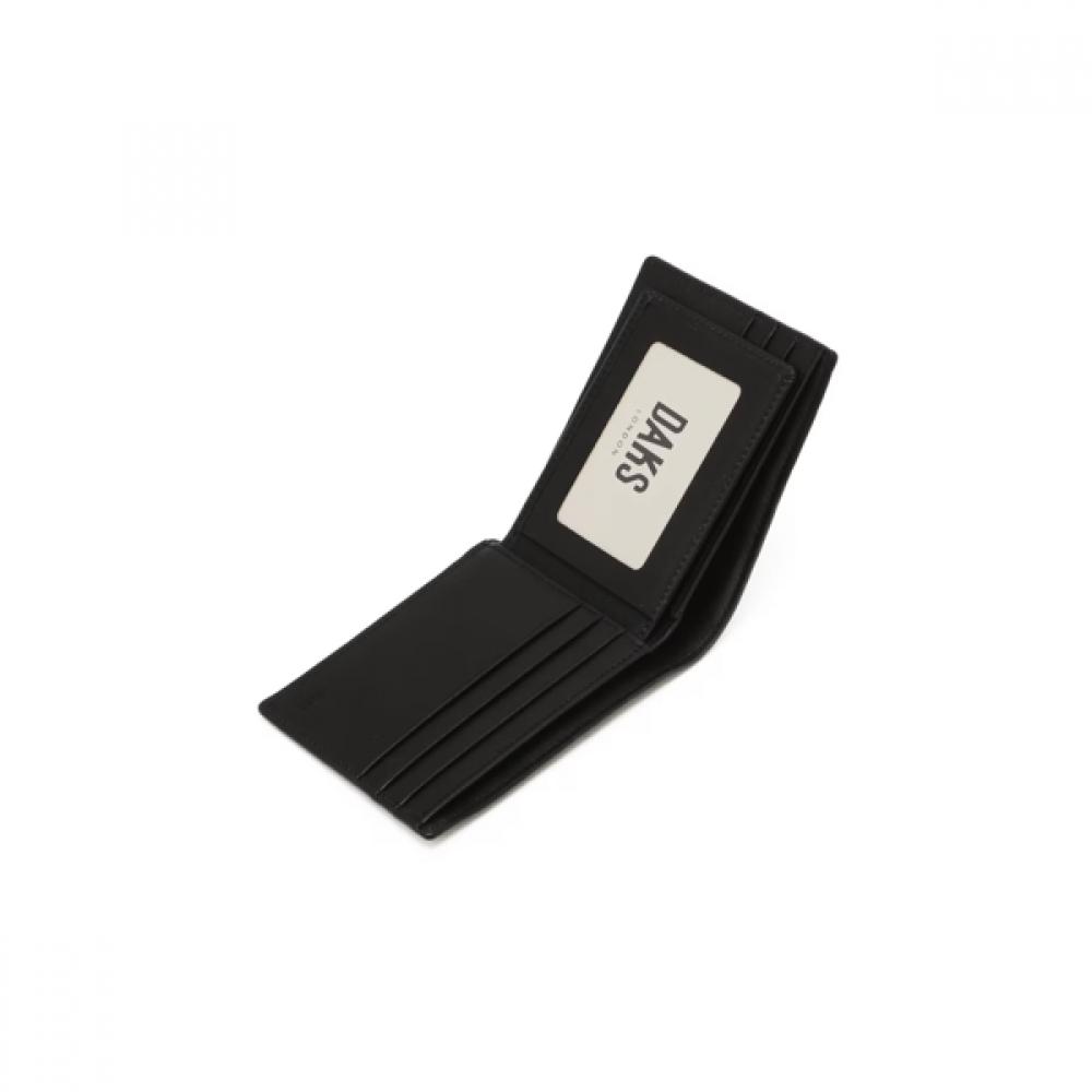Daks Leather Wallet Men Black Dbwa6f740bk