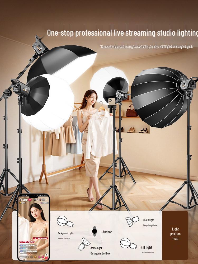 Professional LED Fill Light for Live Streaming & Photography