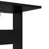 Side Table Black Oak Effect 40 X 35 X 60.5 Cm