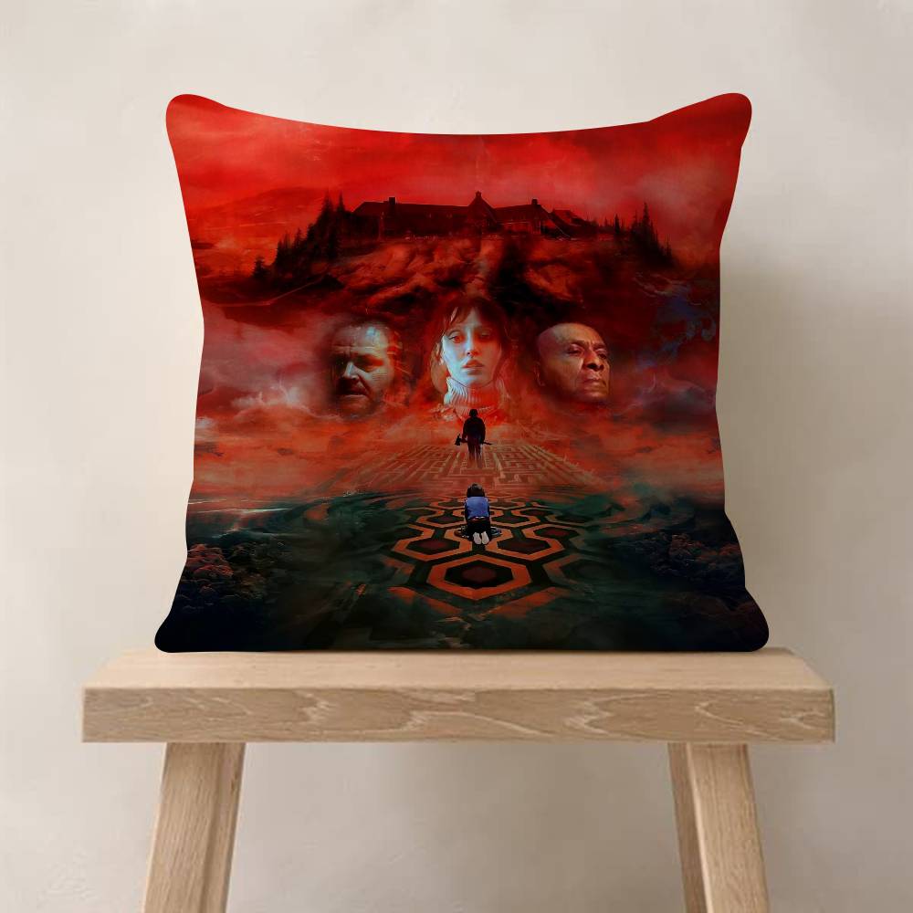 Horror Movies The Shinings  Cushion Cover Pillowcase Upholstery Sofa Throw Pillow Home Decor Pillowcas
