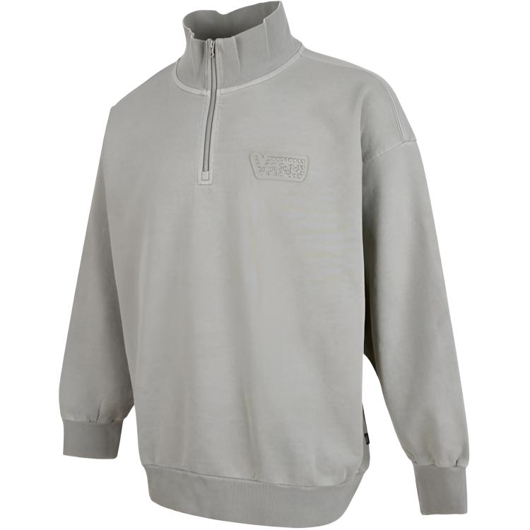 Vans Sweatshirts Unisex Green Stand Collar Moderate Regular VN000P6PZUJ L