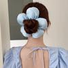 Women's Scrunchies Flower Hair Ties Three Dimensional Bread Hair Ties Large Intestine Fashion Hair Accessories Kawaii Headwear