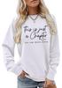 Women's Loose Temperament Pullover Sweatshirt - Just a Chapter