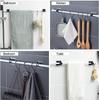 Self Adhesive Curtain Rod Bracket Punch-free Adjustable Curtain Bracket Clamp Hook Household Fixed Clip Hanging Holder