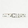 Leather Material Polka Dot Belt Polka Dot Pattern Retro Polka Belt Designer Leather Belt  For Women