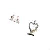 Elephant Family Sculptures And Kissing Couple Figurine Animal Statues Crafts for Desk Living Room