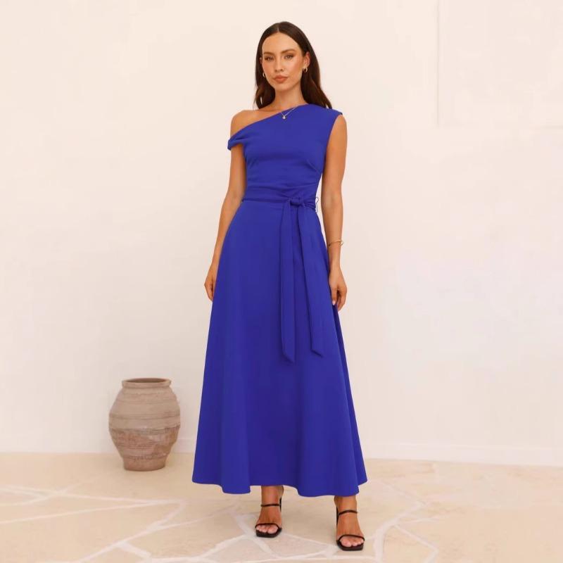Women's Summer Fashion Temperament Sexy Lace-up Dress