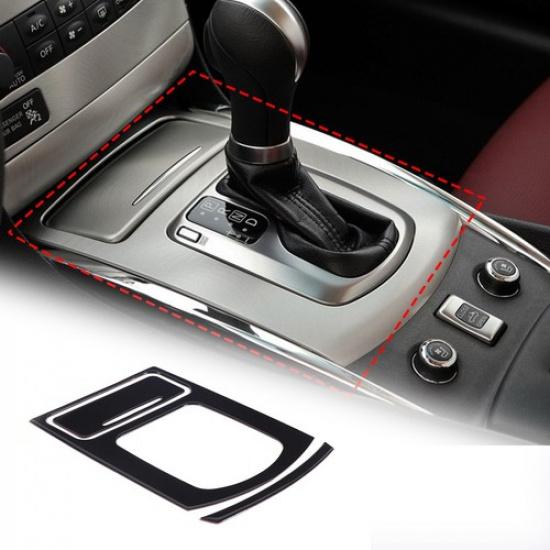 Glossy Piano Black Water Cup Holder Trim Sticker For Infiniti G37 G25 G35 07-13