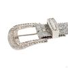 Fashion Women Belt Casual Waistbelt Sparkling Adjustable Bling Jeans Decorative Cowgirl Leather