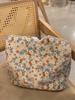2024 New Japanese Retro Floral Canvas Tote - Large Capacity Shoulder Bag