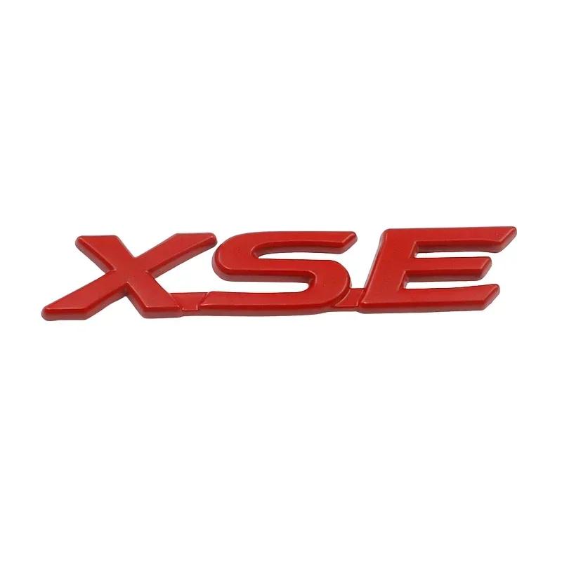 3D Metal SE XSE Logo Rear Trunk Emblem Badge Decals Sticker For Toyota Camry Sienna Highlander Corolla Car Styling Accessories