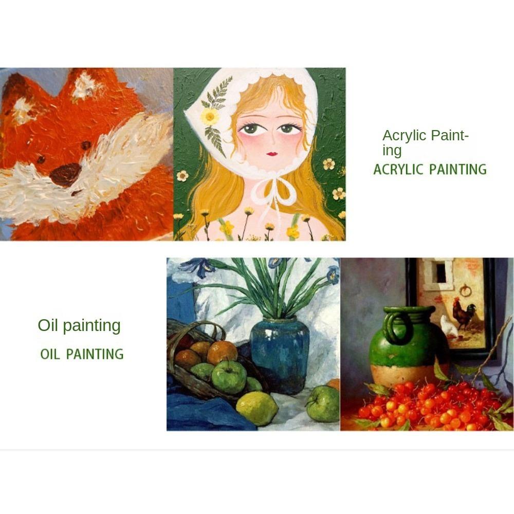 5pcs Painting Tool Different Fan Shape Pens Nylon Hair Fan Shaped Painting Pens  Drawing