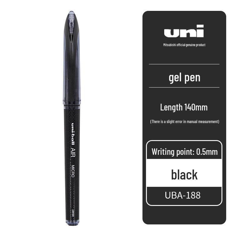 

UNI Mitsubishi 0.5mm Black Neutral Pen - Smooth Writing & Sketching Pen (UBA188) 0.5mm/0.7mm