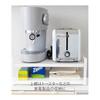 Yamazaki Jitsugyo (Yamazaki) Microwave Rack White Approx. W40 x D30 x H15cm Tower Range Rack Kitchen Rack 7938