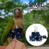 With Leash Parrot Flying Harness Cowboy Bird Walking Suit  for Parakeet Outdoor Flying Training