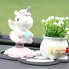 Animal Cake Topper Center Console Ornament Cake Decoration Ornament Car Decorations Auto Sculpture Ornament For Car