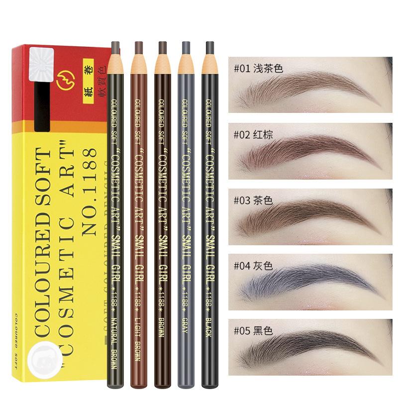 Makeup 1818 Pull-Line Eyebrow Pencil Waterproof And Sweat-Proof Makeup Pen Paper Tear-Off Eyebrow Pencil