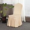 Luxuriöser elastischer Stuhlbezug plissierter Überzug perfekt für Hochzeiten und Bankette