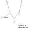 Minimalist Layered Delicate Choker Necklace For Women Elegant Summer Daily Office Jewelry Lightweight Premium Accessory