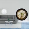 Elegant Transparent Fish Bowl Vase with Antique European Embossed Resin Frame for Small And
