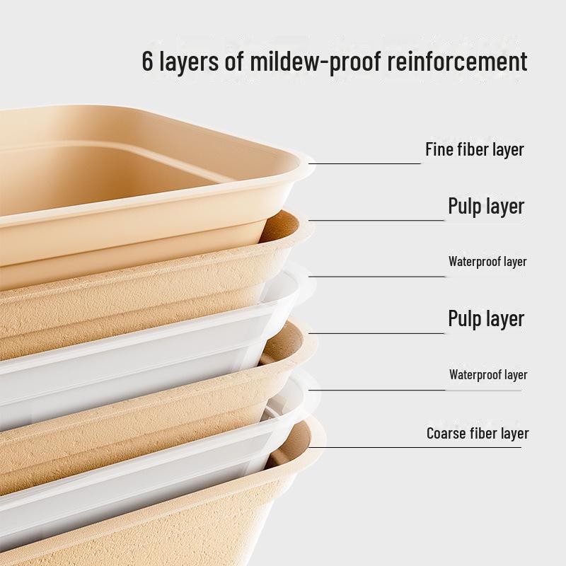 Portable Biodegradable Cat Litter Box: Temporary, Car-Friendly Solution for Cats' Needs