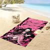 Demon Slayer Character Print Beach Towel, Large Soft Quick Dry Towel for Beach Camping Swimming