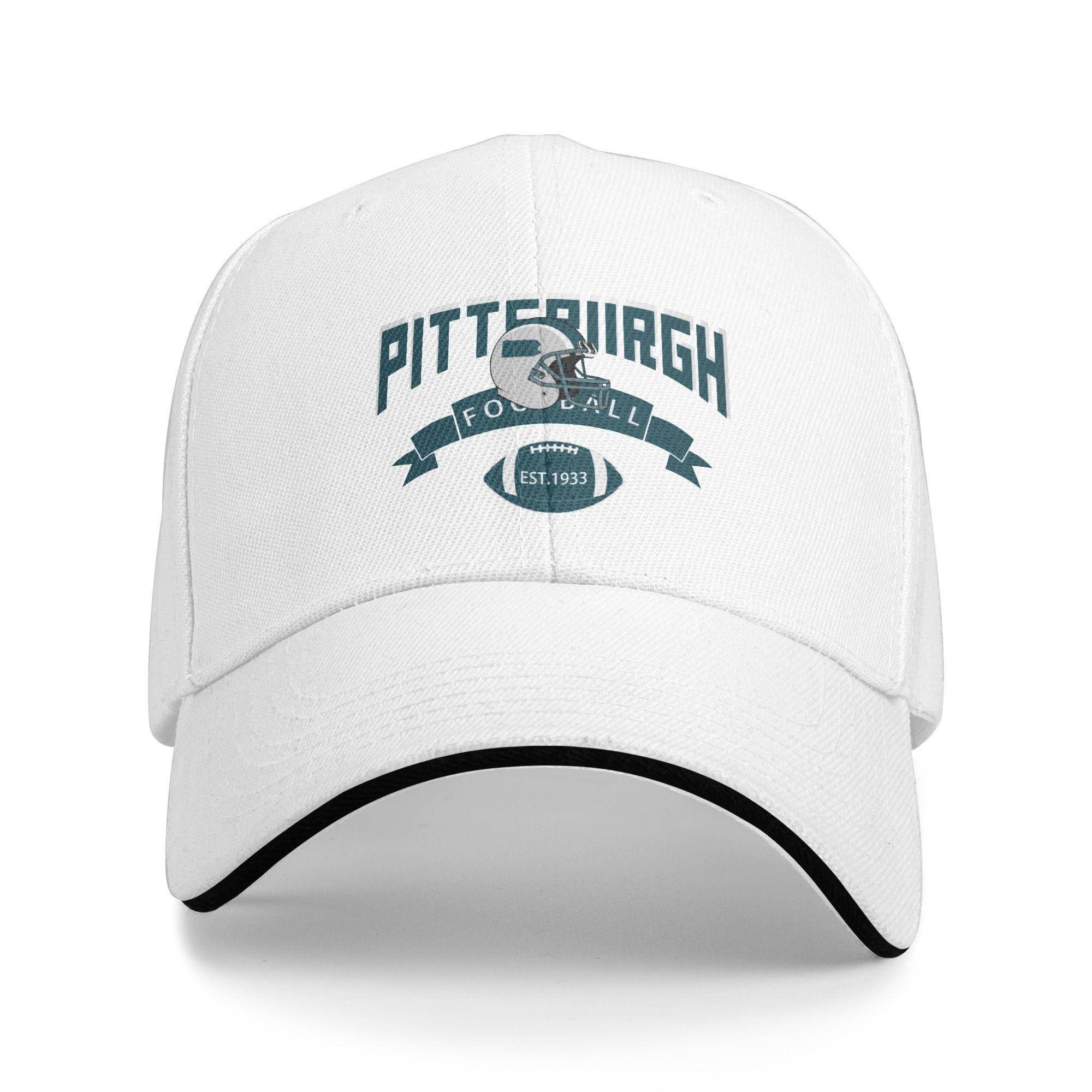 

1pc Pittsburgh Fans Football Hat, City Fans Baseball Cap, Adjustable Unisex Vintage Fans Cap One Size
