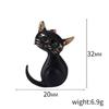 Enamel Cat Pin for Women Unisex Rhinestone Cats Brooch Kitten Lapel Pins Banquet Party Backpack Gifts Jewelry Accessories