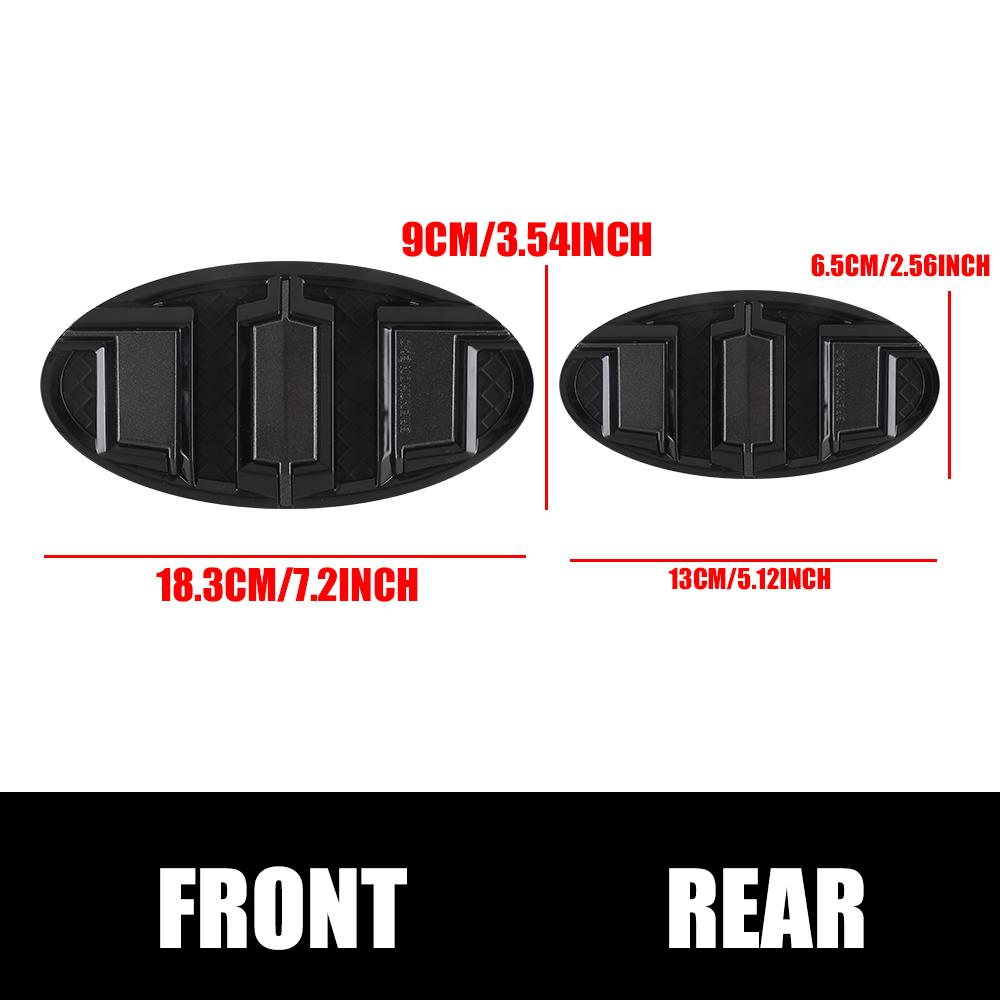 Car Accessories Front Grille Hood Rear Lid Trunk Stickers Badge For Kia Rio 2 3 K3 K5 Ceed Sportage Picanto Sorento Soul Optima