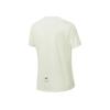 Li Ning Running Series Solid Color Reflective Quick-Dry Breathable Short Sleeve T-Shirt Women Tops Cream-White ATST082-5