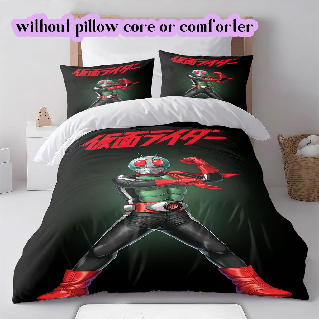 Kamen Rider Soft and Comfortable Duvet Cover, Children's Bedding Set Gift, Extra Large Size, Various Sizes Available