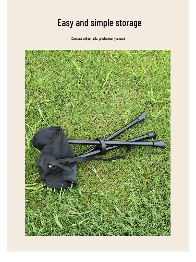 Portable Ultra-Light Camping Chair: Outdoor Folding Stool for Art, Fishing, and Travel