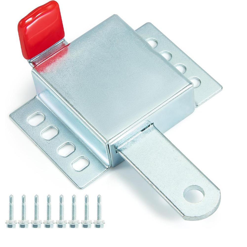 Heavy Duty Slide Latch Galvanized Steel Door Locking Kit Essential Garage Door Locks  Garage Doors