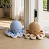 Deurstopper met Lanyard Pluche Octopus Decoratieve Deurstopper, Verzwaarde Stofstopper voor Huis Knuffeldier Kantoor, Oceaanbodem Houder Veiligheid