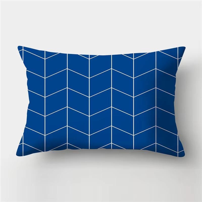 30*50 cm Zwierzęta Morskie Seria Niebieska Wzór Nadruk Dekoracja Sofa Salon Dom Poliester Prostokątna Poszewka na Poduszkę Poduszka