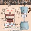 Dragon Horse Direct-Fire Espresso Maker with Moka Pot, 6-Cup Capacity (300ml), Enjoy Delicious Coffee At Home or Outdoors, Perfect for Camping,