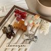 Colorful Acetate Claw Clip Ponytail Holder Bowknot Hair Clip Sweet Bow Hair Claw  Daily
