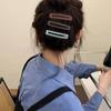6pcs/set Frosting Geometry Barrettes Korean Style Rectangle Hairpins Simple   Daily