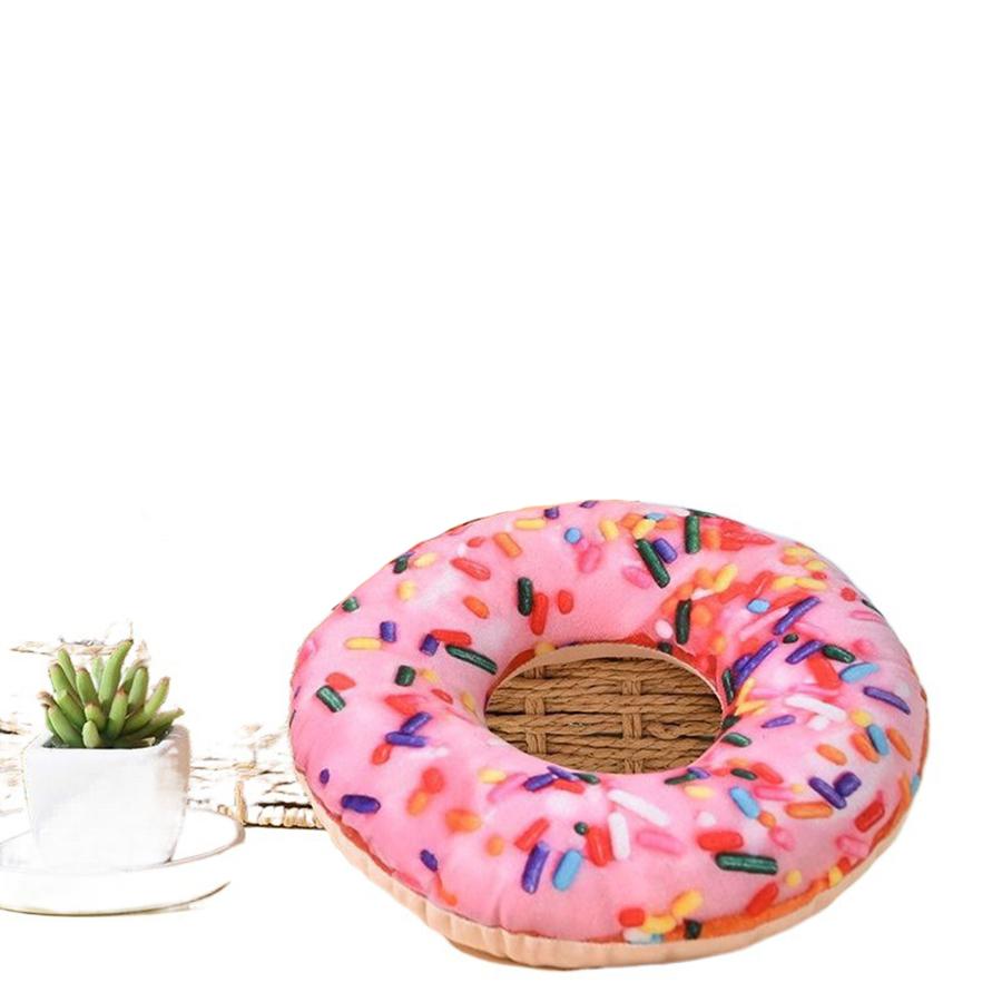 1 Stück Haustier Donut Hundespielzeug Quietschendes Haustier Zähne Reizspielzeug Für Hund Interaktives Zubehör Hund Geburtstagsparty Zubehör