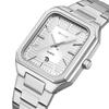 Classic Men's Watch Waterproof Simple Square Calendar Quartz Business Women's Watch